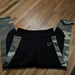 Curves n combat boots leggings